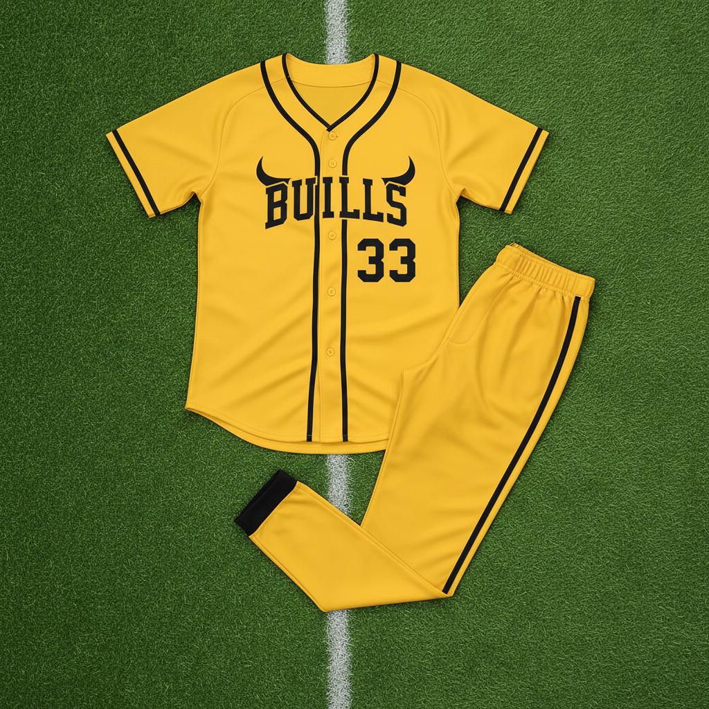 Yellow Black Bulls Set