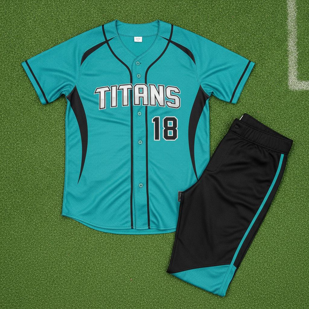 Teal Black Titans Set