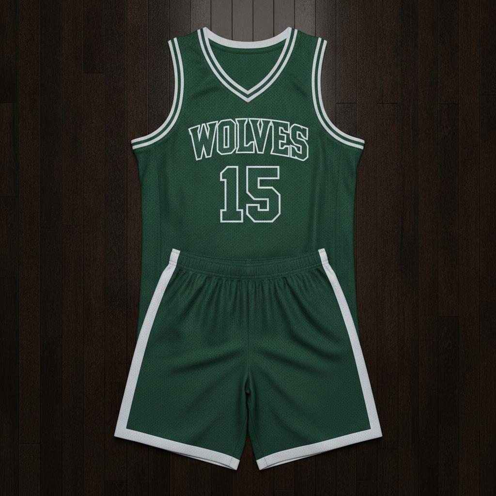 Green White Wolves