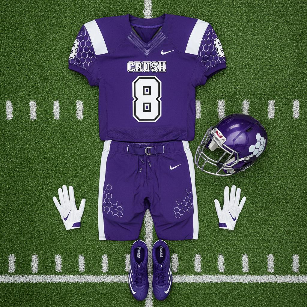 Custom American football uniforms