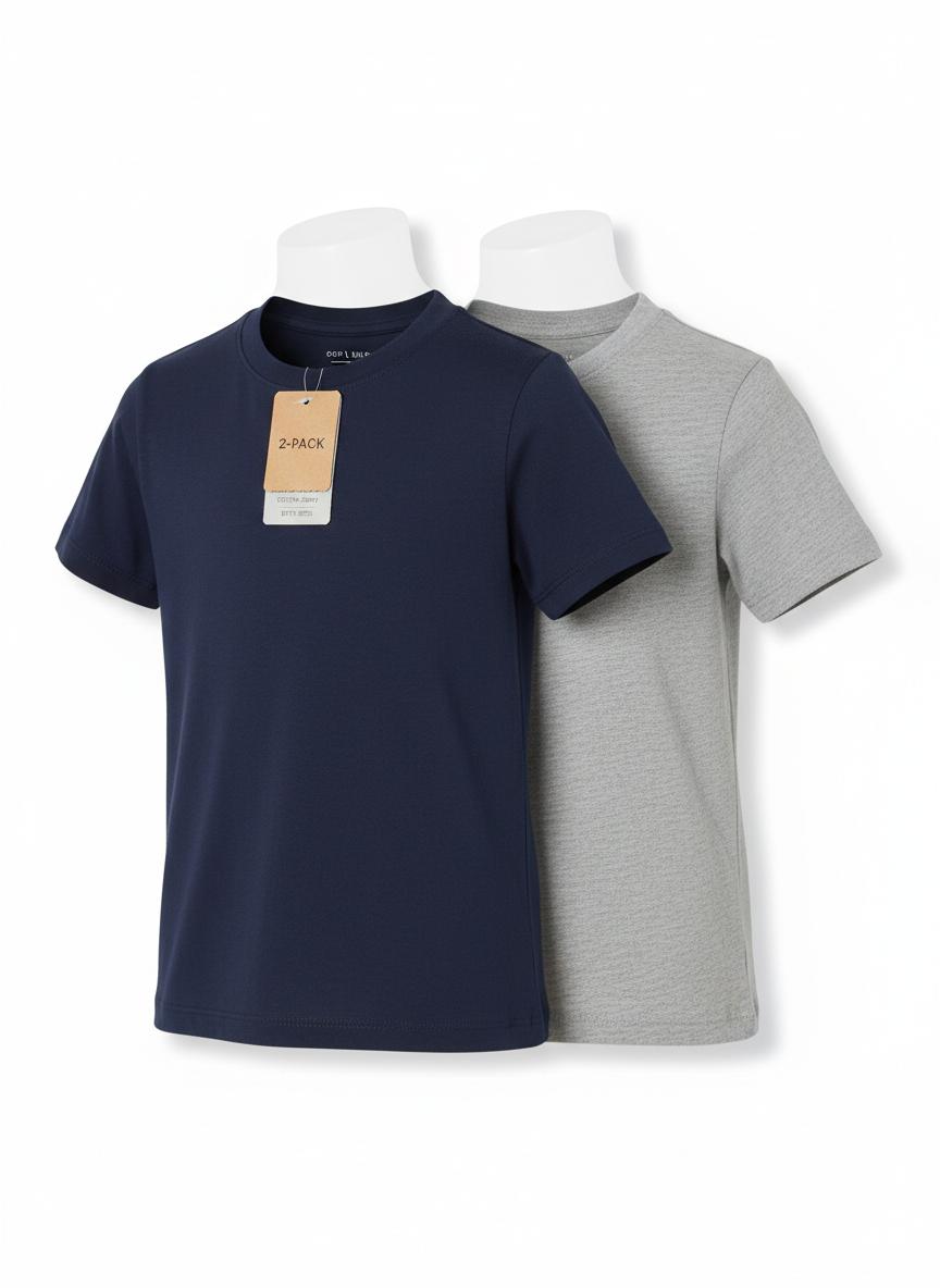 Boys Cotton T-Shirt 2-Pack