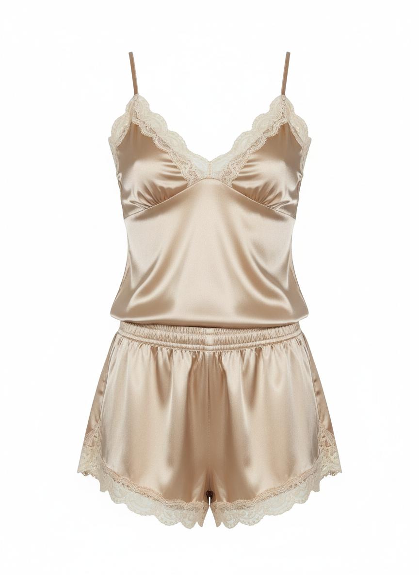 Satin Cami & Shorts Set
