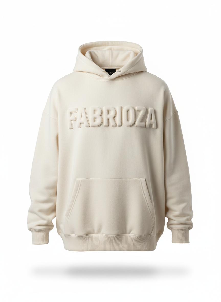 3D puff print hoodie