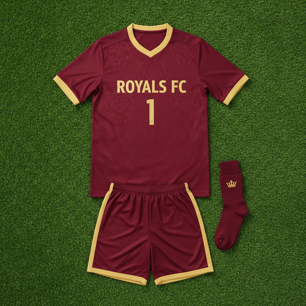 Maroon Gold Royals