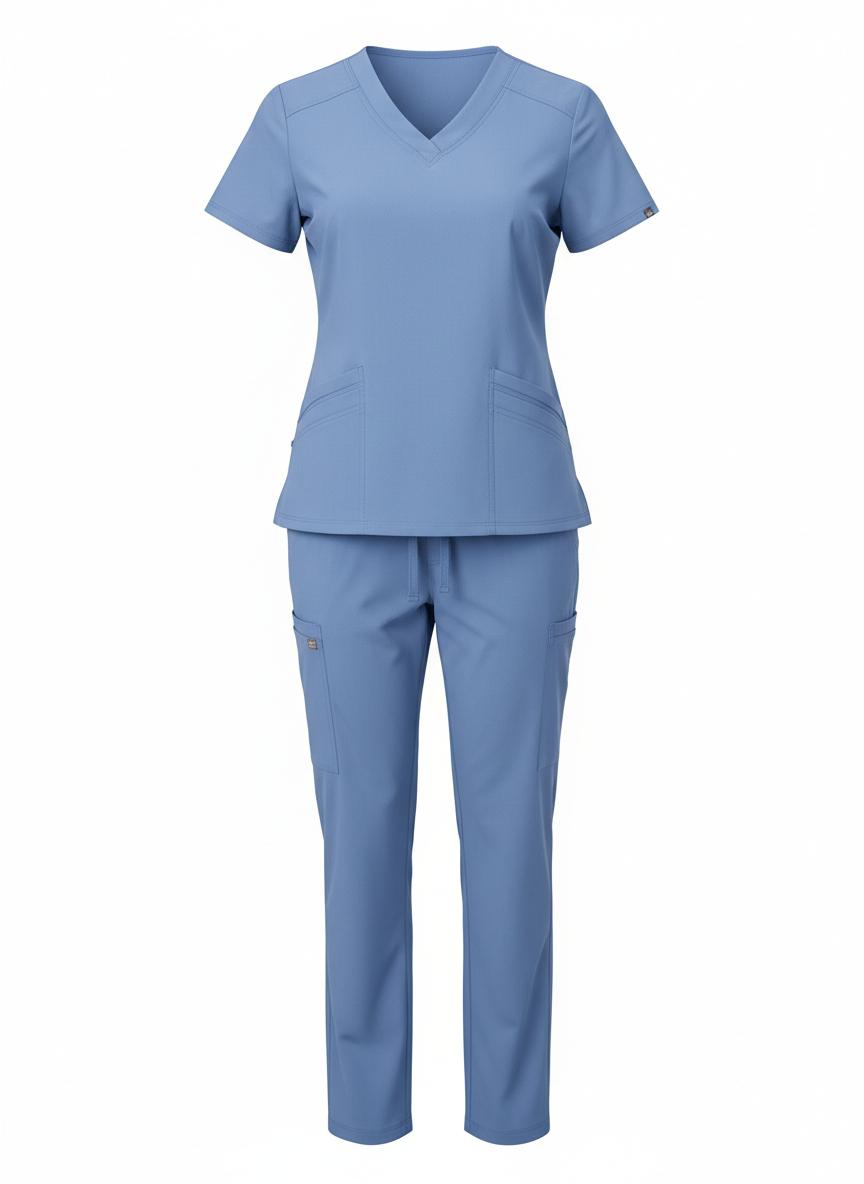 Ceil Blue Scrub Set