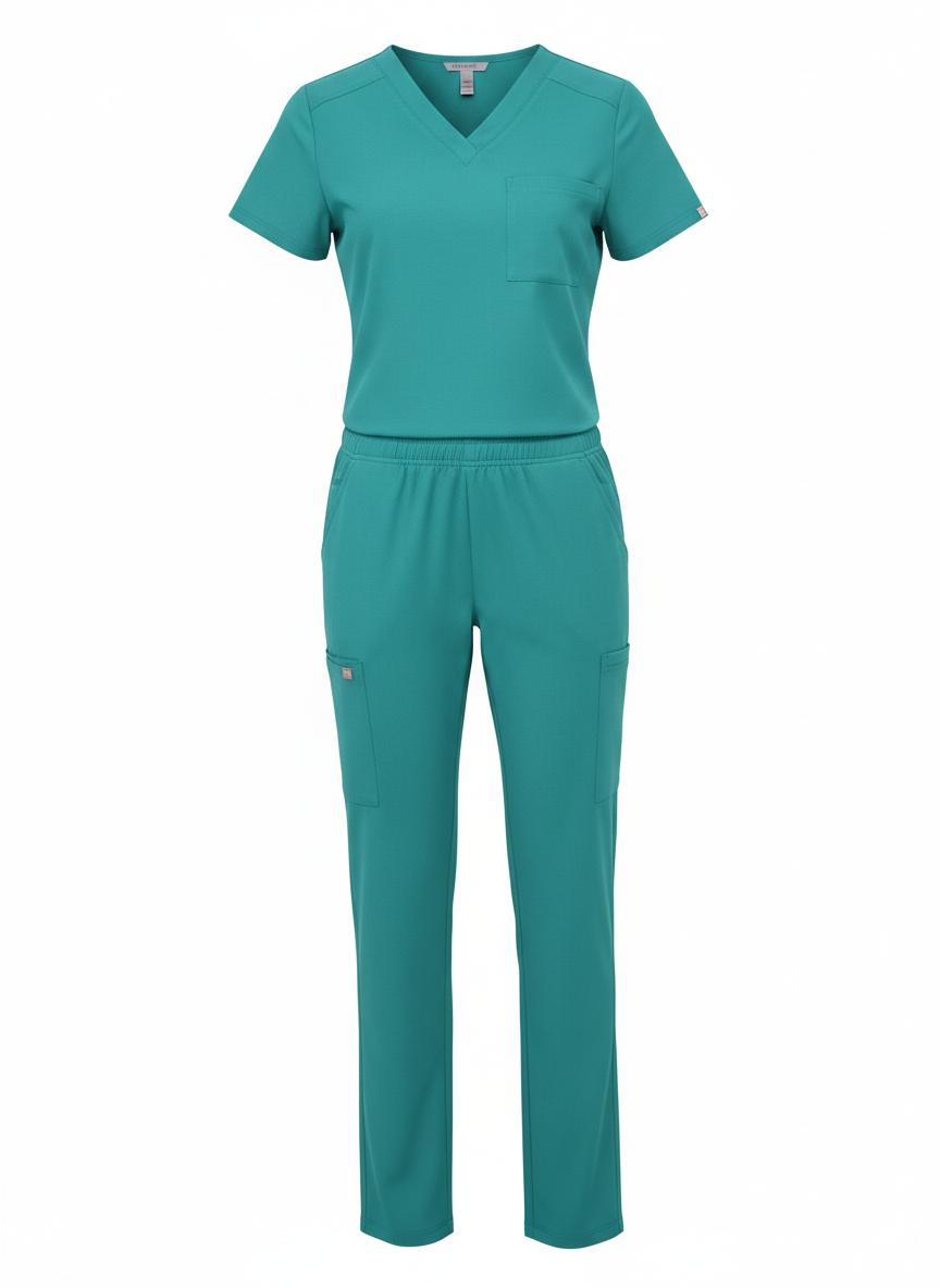 Teal Scrub Set