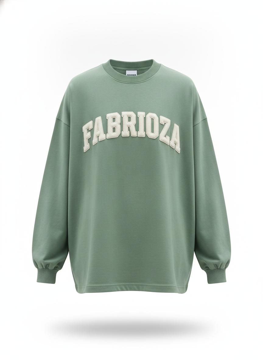 Sage Oversized Puff Print T-Shirt